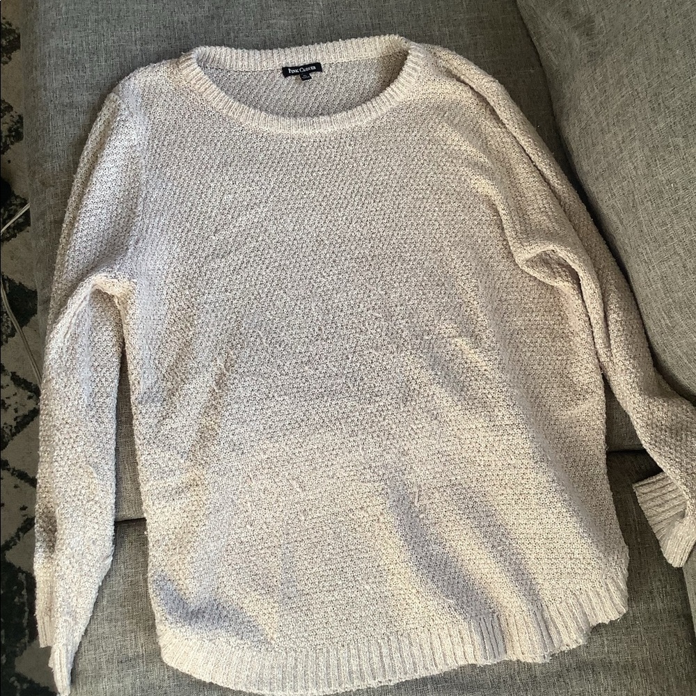 Cream colored sweater